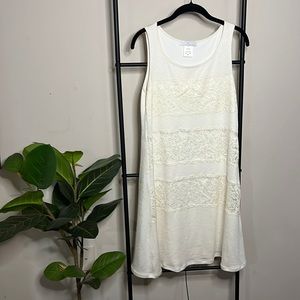 Cream lace dress